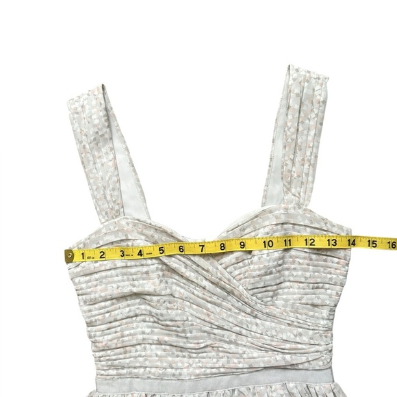 Armani exchange gray/pastel pink  pleated cocktail dress size P0(petite) - Picture 7 of 10